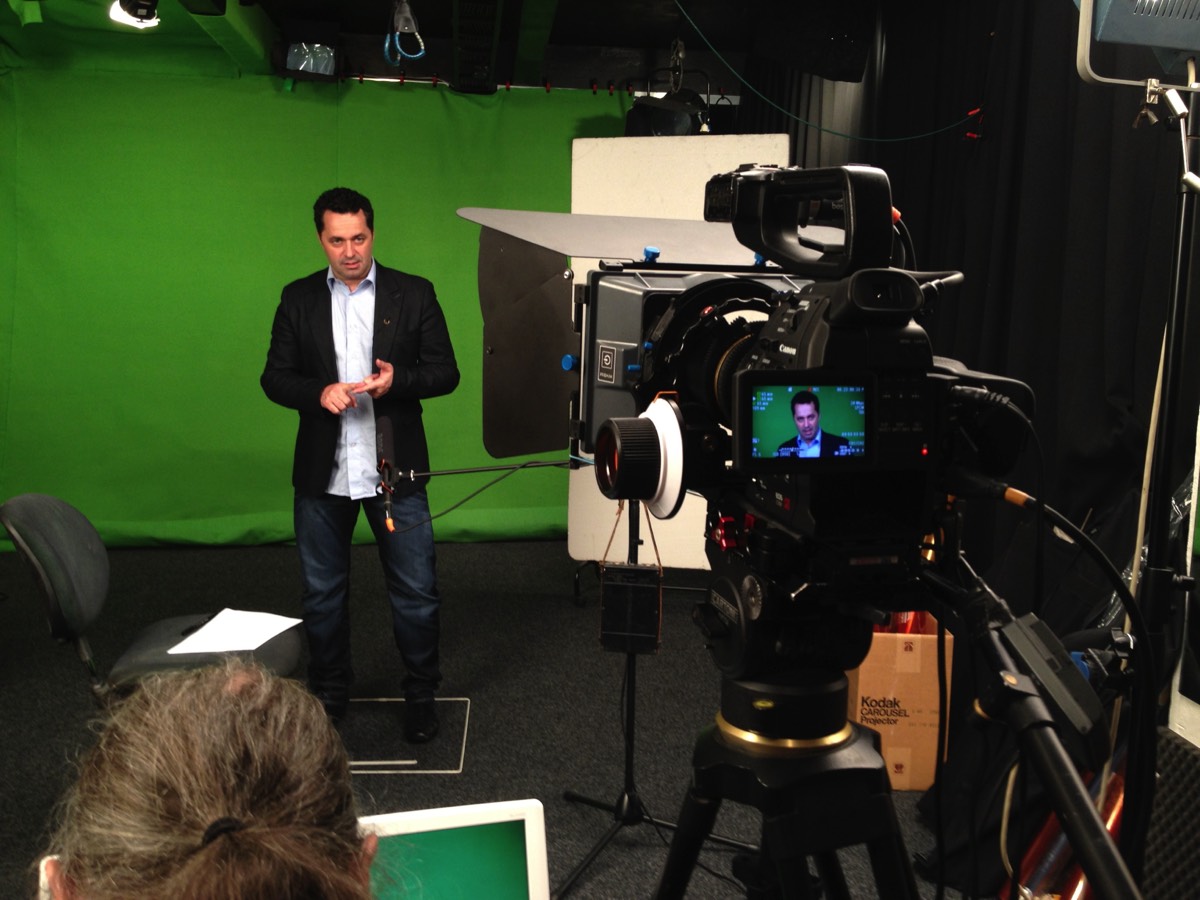 TV studio Praha